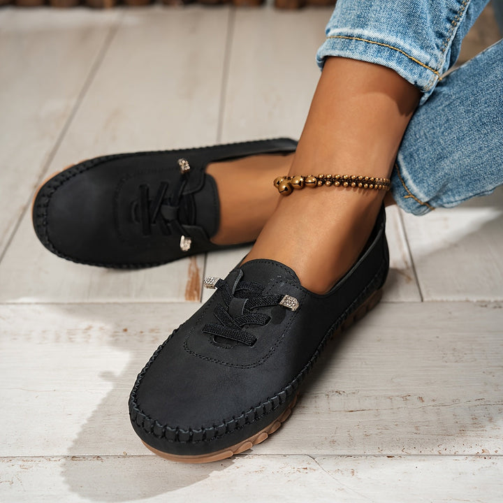 Zara | Women's Comfort Lace Up Loafers - Pink - Image 13