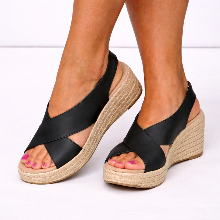 Zarvelle | Women's Espadrille Wedge Sandals - Image 1