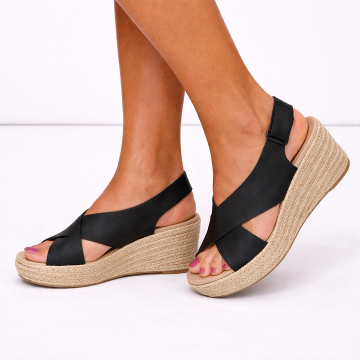 Zarvelle | Women's Espadrille Wedge Sandals - Image 2