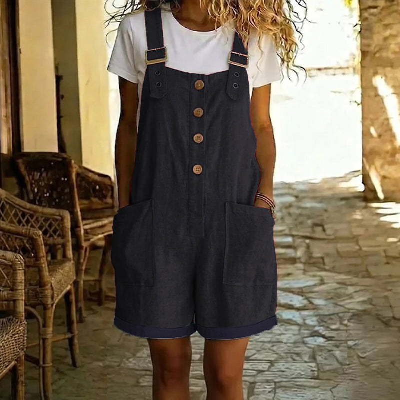 Zarveth | Women's Denim Short Overalls Dungarees - Image 10