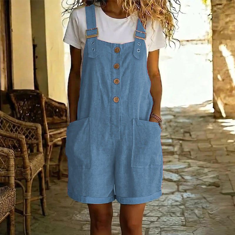 Zarveth | Women's Denim Short Overalls Dungarees - Image 14