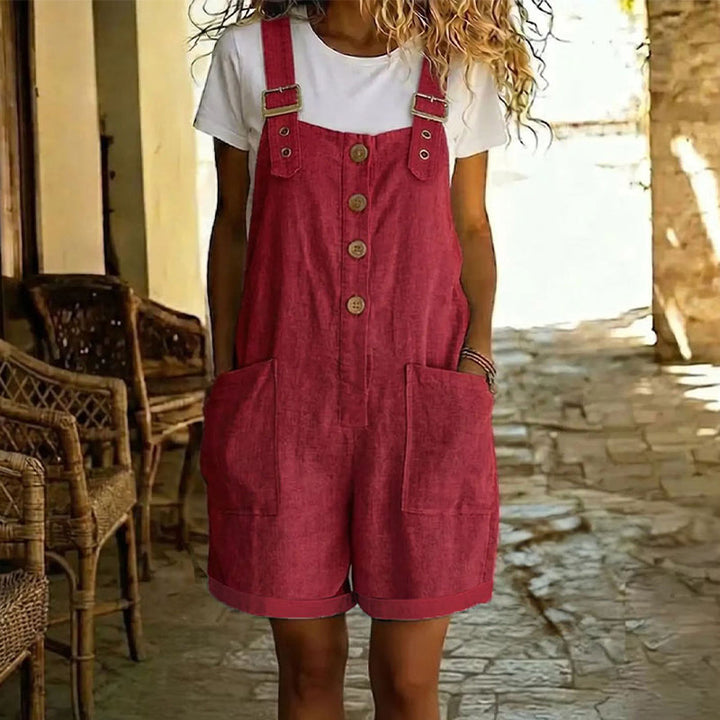 Zarveth | Women's Denim Short Overalls Dungarees - Image 8