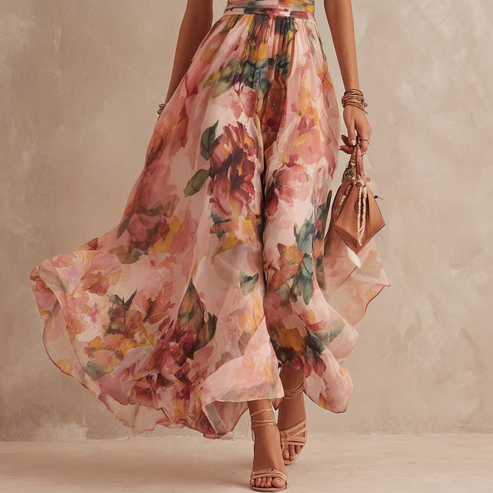 Zelvaine | Women's Maxi Dress One Shoulder - Image 4