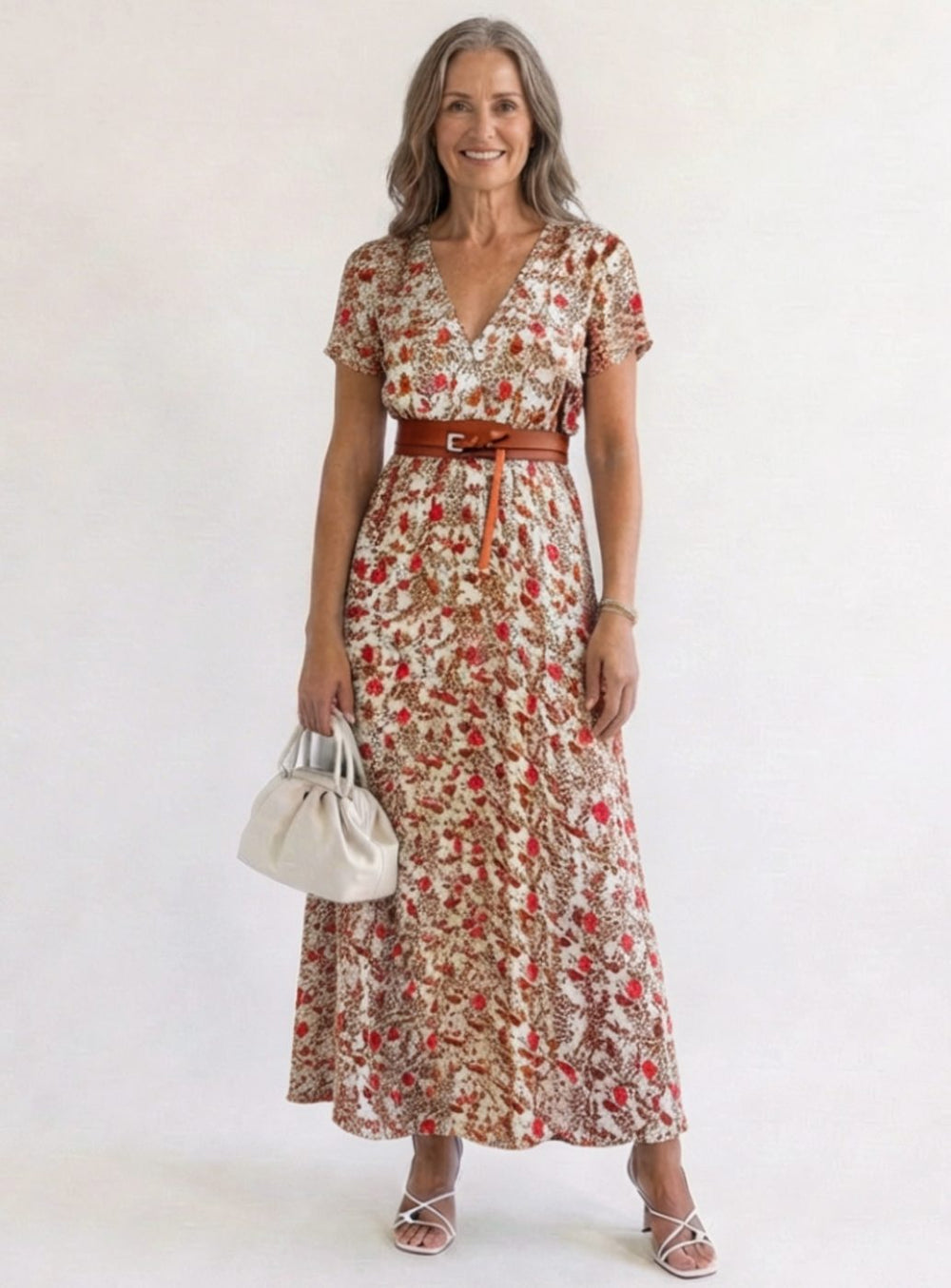 Zindelle | Women's Print Summer Maxi Dress - Floral - Image 2