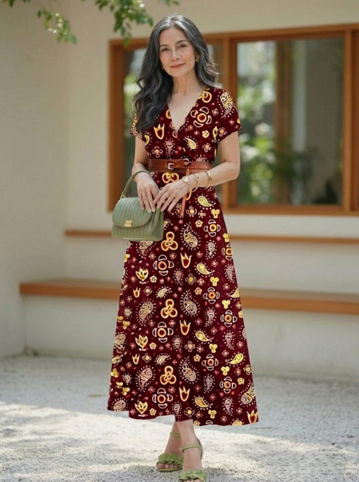 Zindelle | Women's Print Summer Maxi Dress - Floral - Image 9