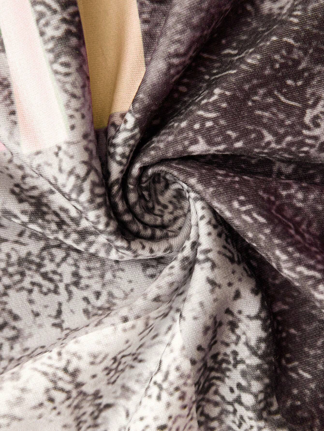 Zinnia | Women's Abstract Print Long Sleeve Top - Image 16