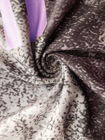 Zinnia | Women's Abstract Print Long Sleeve Top - Image 17