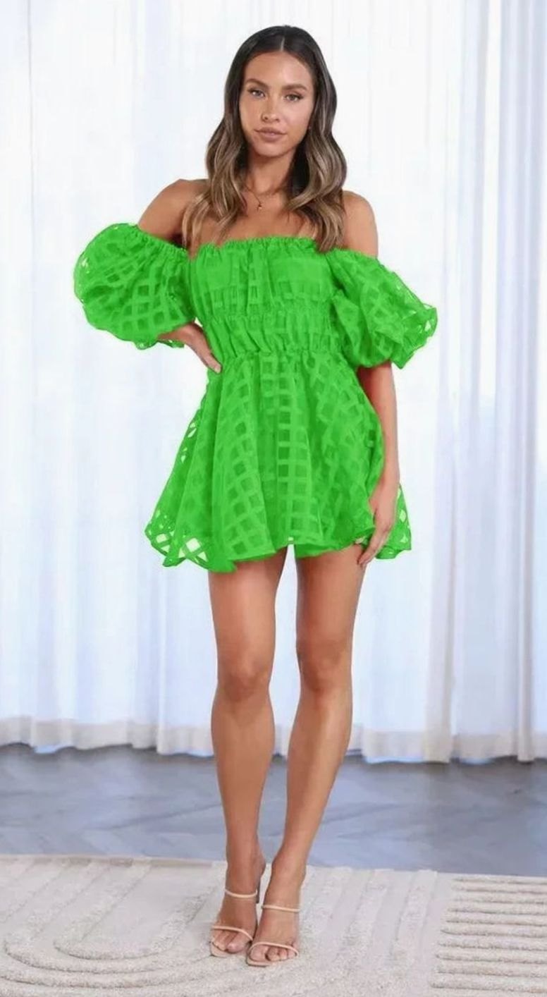 Zivarne | Women's Off-Shoulder Mini Dress - Black - Image 10