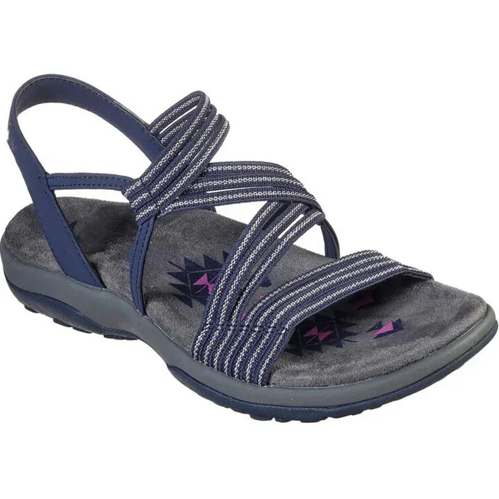 Zivelle | Women's Strappy Elastic Walking Sandals - Image 4