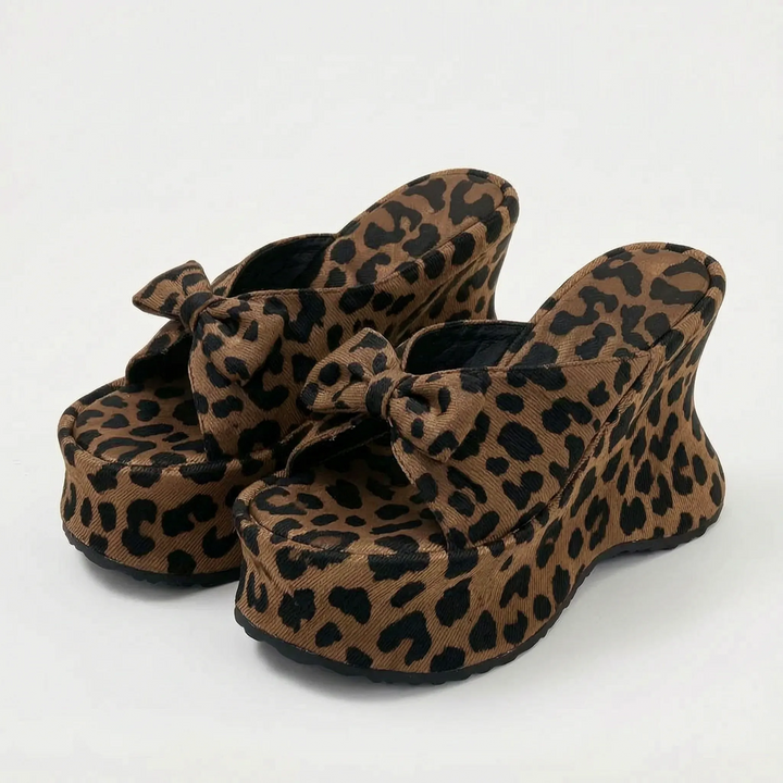 Zolvara | Women's Platform Wedge Sandals Diamante Strap - Image 3